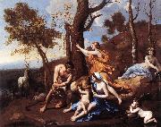 POUSSIN, Nicolas, The Nurture of Jupiter sh